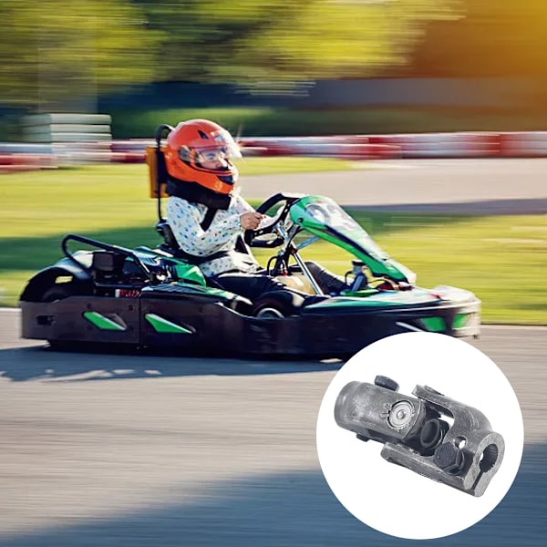 Fordonsdel, Höghållfast Styraxel Universalknut med Bred Användning för Gokart, Kraftig 30T-kontakt, Direkt Passform för ATV UTV, Svart