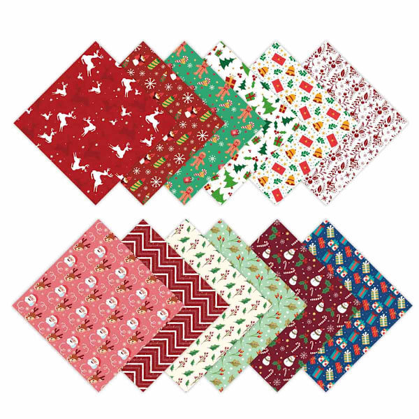 God Jul Jultema Prick Scrapbook, DIY Album Scrapbook Papper, Handkonto, Gratulationskort Tillverkning Bakgrundspapper Hantverksmaterial Målning