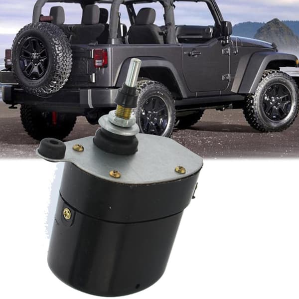 DC12V Vindusviskermotor i metall for Jeep Willys traktor, kraftig vindusviskermotor med robust feiefunksjon, premium metall