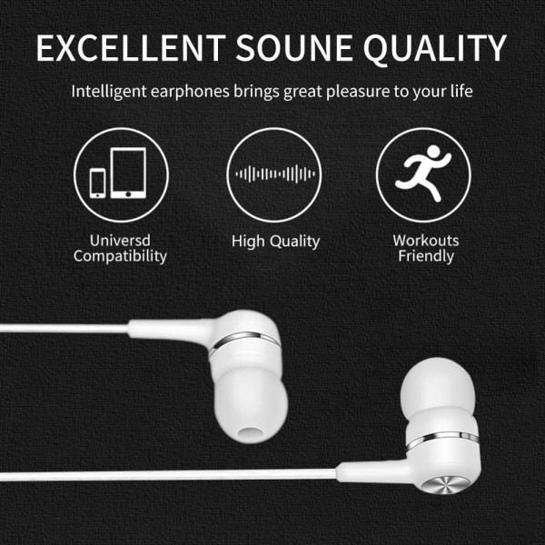 Hörlurar Hörlurar 5-pack, kompatibla med iPhone, iPod, iPad