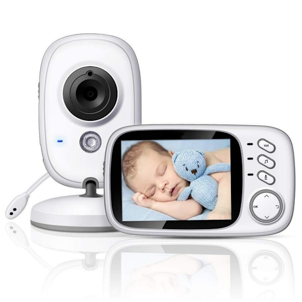 Voices Of Our Xplorable Video Baby Monitor, Ny Färg LCD-Skärm, Utbyggbart Kamerasystem Med Manuell Rotation, Portabel Monitor För Hem Och Sjukhus