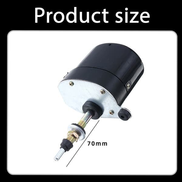 DC12V Vindusviskermotor i metall for Jeep Willys traktor, kraftig vindusviskermotor med robust feiefunksjon, premium metall
