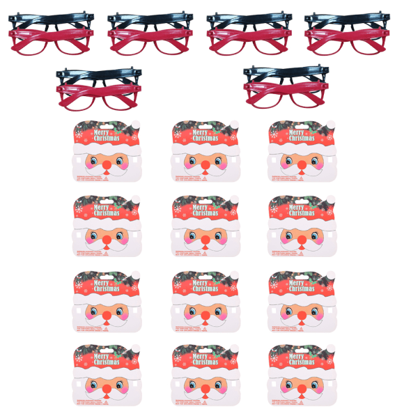 12Pack Lensless Glasses For Costume Parties