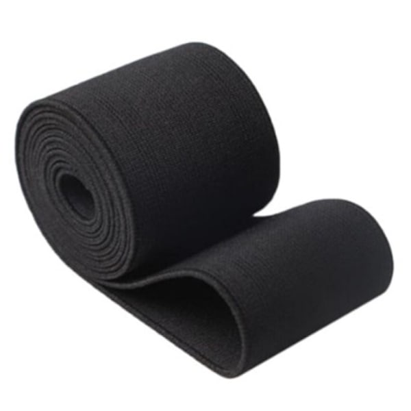 5 meter svart elastisk bånd for tilpasset klær og DIY-håndverk