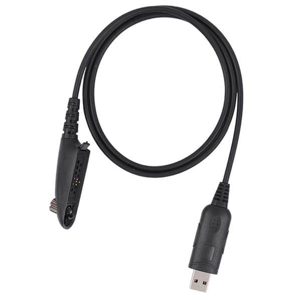 USB Programmeringskabel for toveisradioer, programmeringsdatakabel med optimalisert signallytelse og robust konstruksjon, kompatibel med HT750