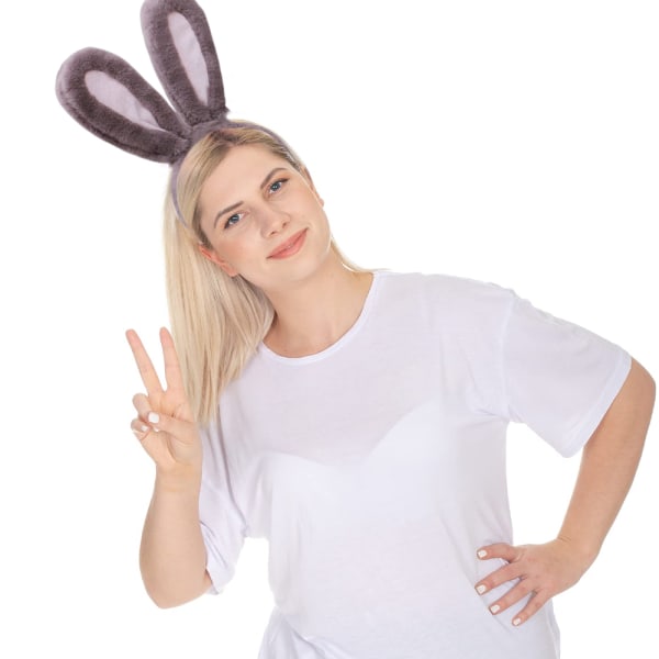 Bunny Ears -pääpanta - Pehmoiset pääsiäisen kanin korvat - pupuasu