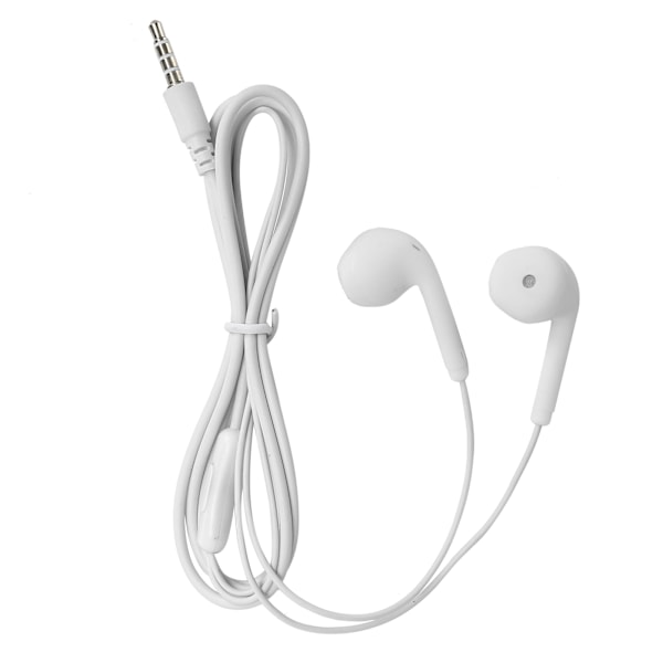 Hi-Fi Hörlurar, Ergonomisk Design för Stabil Passform, Inbyggd Fjärrkontroll med Integrerad Mikrofon, 3.5mm Plugg för Plug & Play-Kompatibilitet, Förlustfri