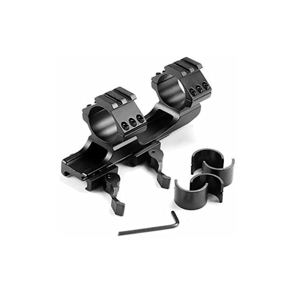 Højprofils 1\" dobbelt rør kikkertmontagering 25,4 mm/30 mm Quick Release kikkertmontagering Guide