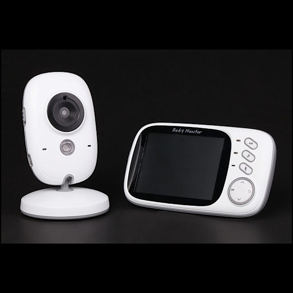 Ny Färg LCD-skärm Baby Monitor För Hemmakontor, Utbyggbart Kamerasystem Med Manuell Rotation, Envägssamtal För Äldreomsorgssäkerhet, Portabel