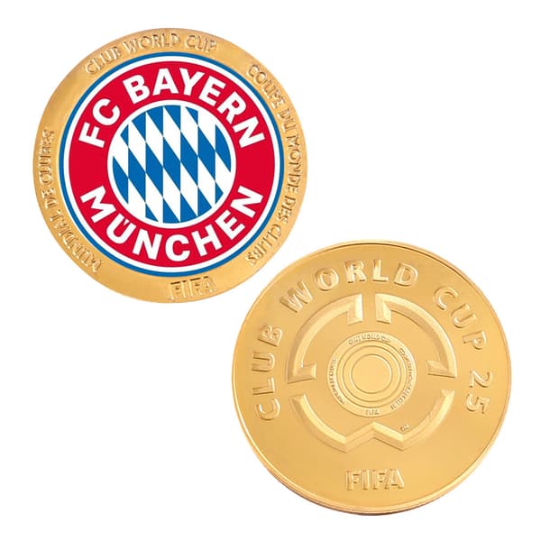 VM-merchandise: Erindringsmønt - Bayern München