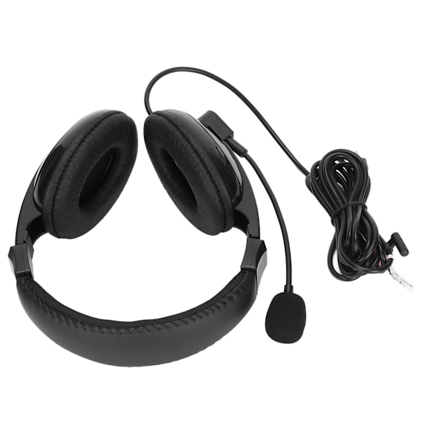 Brusreducerande Over-Ear Hörlurar Headset, VOX-PTT Bommikrofon för Tydlig Kommunikation, In-line Volymkontroll för Snabba Justeringar, Lämplig för