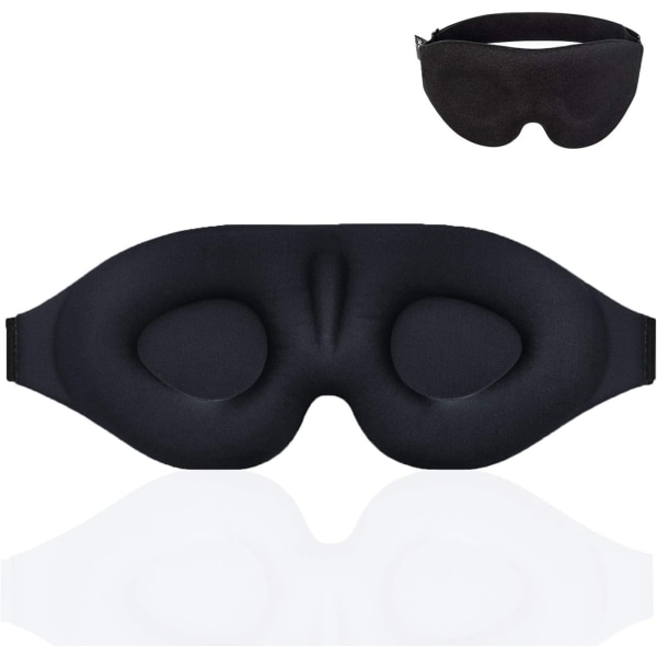 Lett øyemaske for å sove 3D konturert blindfold