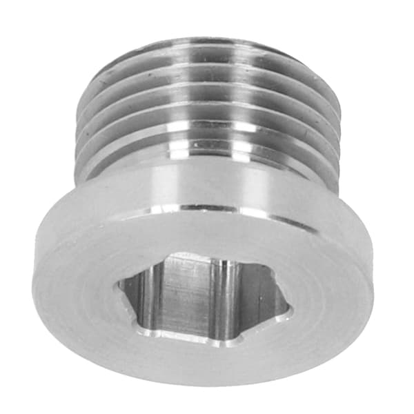 Oxygen Sensor Prop, M18 x 1.5 Universal Størrelse, Genanvendelig Rustfrit Stål O2 Sensor Bung til Udstødningssystem Forsegling, Oxidation Behandlet Gevindrør