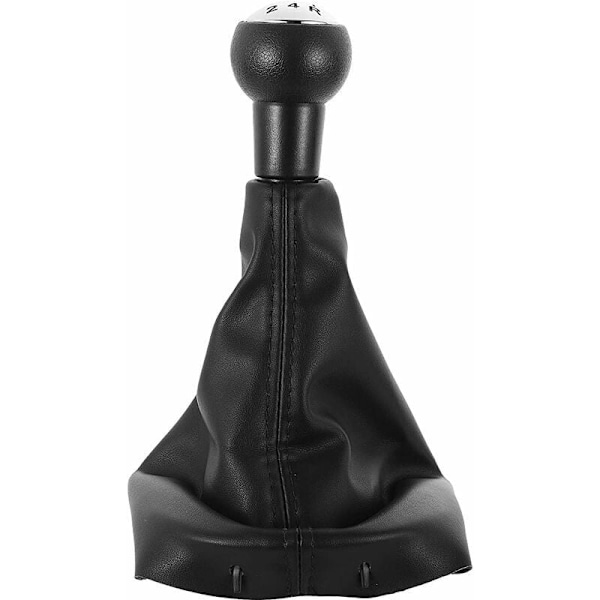 Växelspaksknopp med ergonomisk design, kompatibel med utvalda Peugeot-modeller, med högkvalitativt läder för bekväm användning, enkel