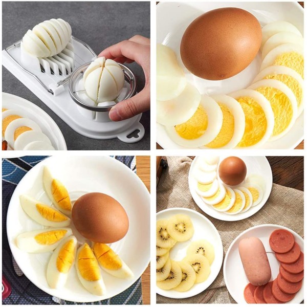 Eggkutter, eggdeler i skiver, manuell eggskjærer