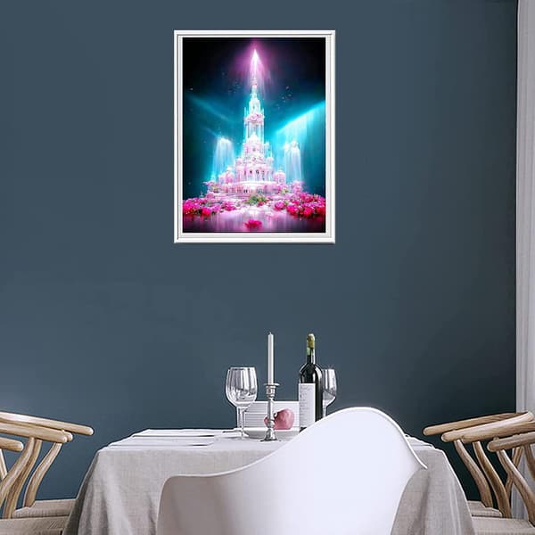 Diamantmaleri kunstsett, tremaleri bilde 30 x 40 cm (N)