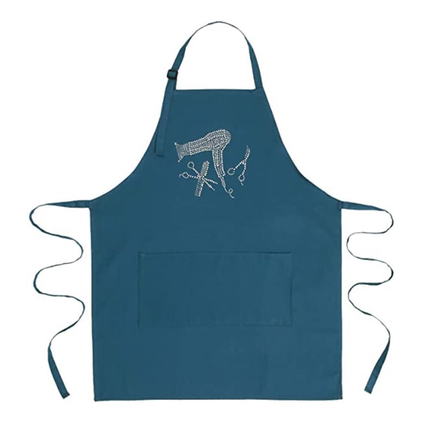 Hair Stylist Apron With Rhinestone Tools For Hairdresser