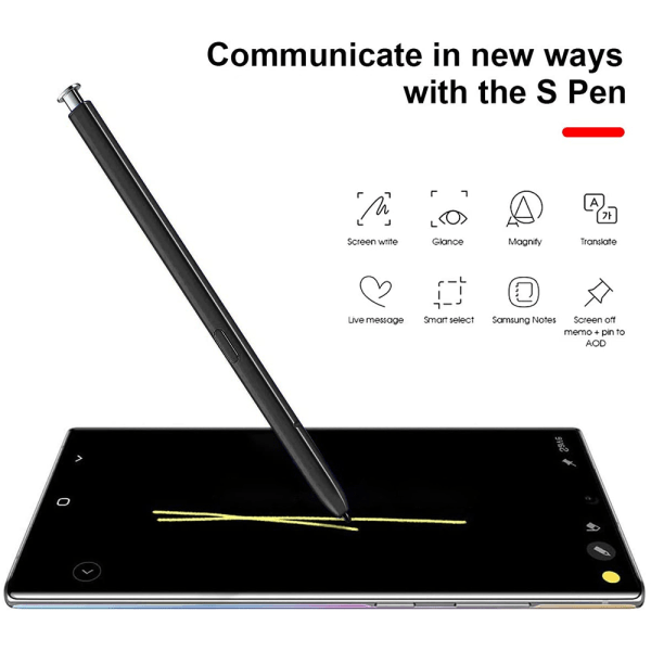 Lämplig för Samsung NOTE stylus elektromagnetisk penna,Svart