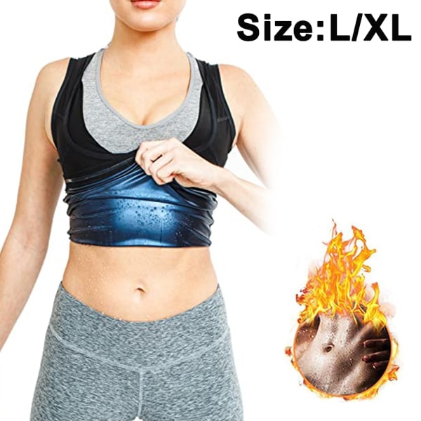 Women Workout Tank Top Slankevest Sports Sweating Vest,L/XL