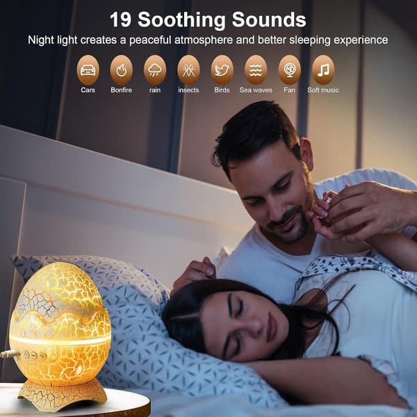Dinosaur Egg Starry Sky Galaxy Planetarium LED-projektor med fjernkontroll