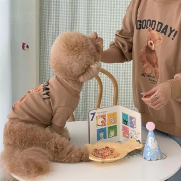 Hundkläder, Hundtröja för Små till Mellanstora Hundar, Polyestermaterial, Värme, Lätt att Rengöra, Rundad Elastisk Fåll Design för Utomhusäventyr (XXL)