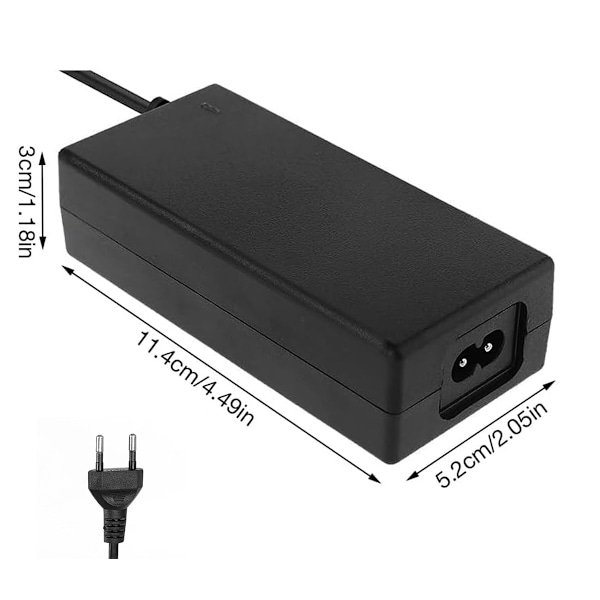 42V 2A Elektrisk Sparkesykkel Lader, Li-ion Batterilader med 6 Tilkoblinger for Elektrisk Sparkesykkel, Li-ion Batterilader Sykkel Sparkesykkel Batteri