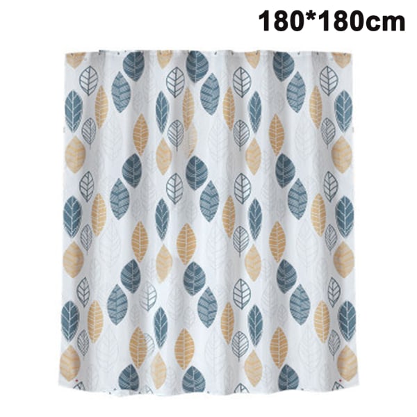 Vattentät tjock duschdraperi i polyester, 180 x 180 cm