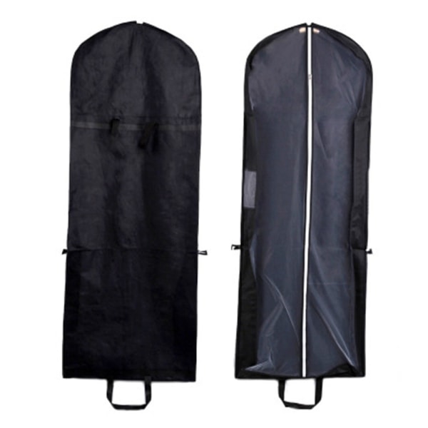 Beklædningstaske til lange kjoler Beskyttelsestasker Foldbar, Sort