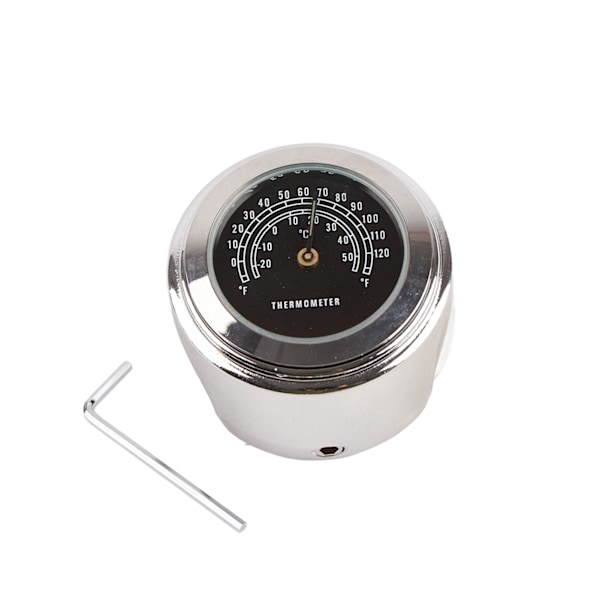 Anodisk Oxidationsstyre Termometer, Vattentät Mätare Erbjuder Nattsynlighet Och Enkel Installation, Universell Passform För Olika Bilmodeller (7/8\", 1\")