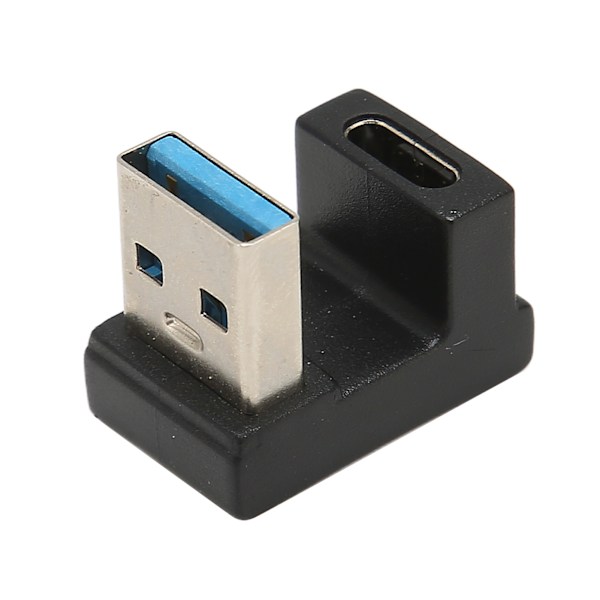 U-formad Vinklad USB-adapter för Laptop, Bakåtkompatibel Utrymmesbesparande Plug and Play 10Gbps Dataöverföring USB 3.1 Teknologi Dataadapter