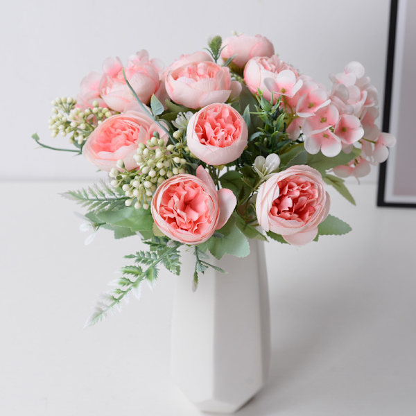 3pcs - Simulation of Dreamy Peonies (Pink)