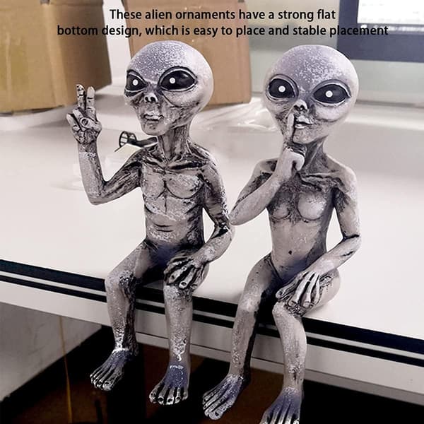 Alien-statue, Hagefigur av romvesen, Alien-statue
