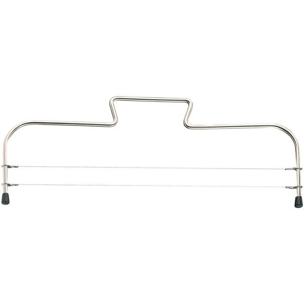 Cake Base Divider/Cutter With Dual Serrated Wires,32 Cm,Stainless Steel