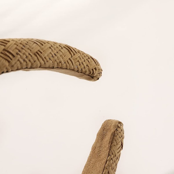 Justerbar Passform, Trendiga Hårband i Beige och Khaki, Halkfritt Mjukt Tyg, Bekväm Användning för Dagliga Aktiviteter, Idealisk Hårhantering