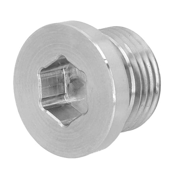 Oxygen Sensor Prop, M18 x 1.5 Universal Størrelse, Genanvendelig Rustfrit Stål O2 Sensor Bung til Udstødningssystem Forsegling, Oxidation Behandlet Gevindrør