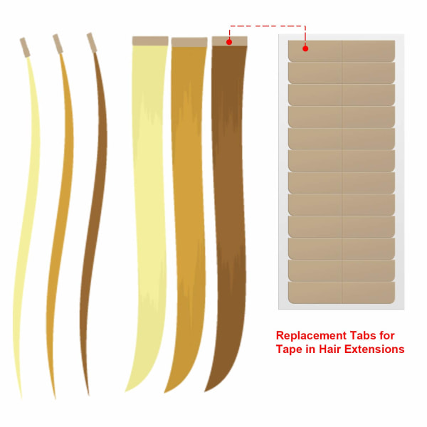 180 st hårslipsbitar Vändbara hårband för ersättning