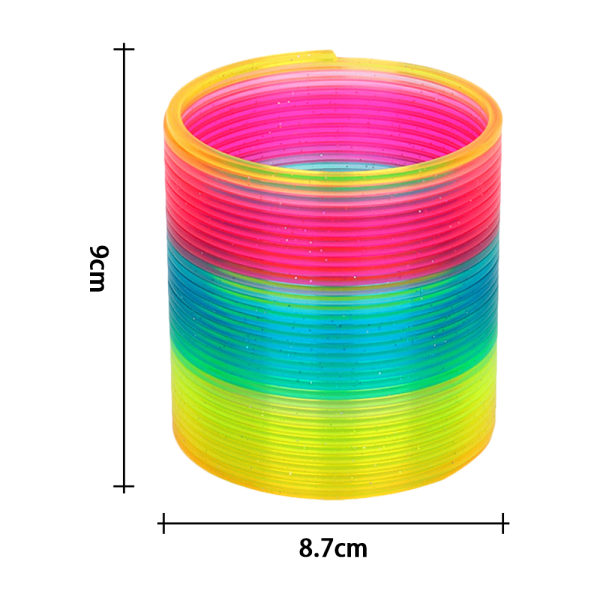 Rainbow Coil Spring Toy, Classic Novelty And Colorful