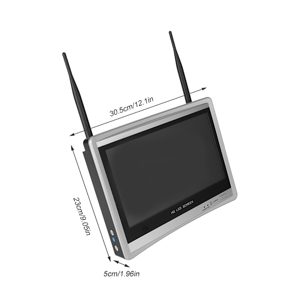 AHD-monitor med 4-vägs WIFI HD-nattseendekamera med skärmvideo Smart Sensor 100w dpi