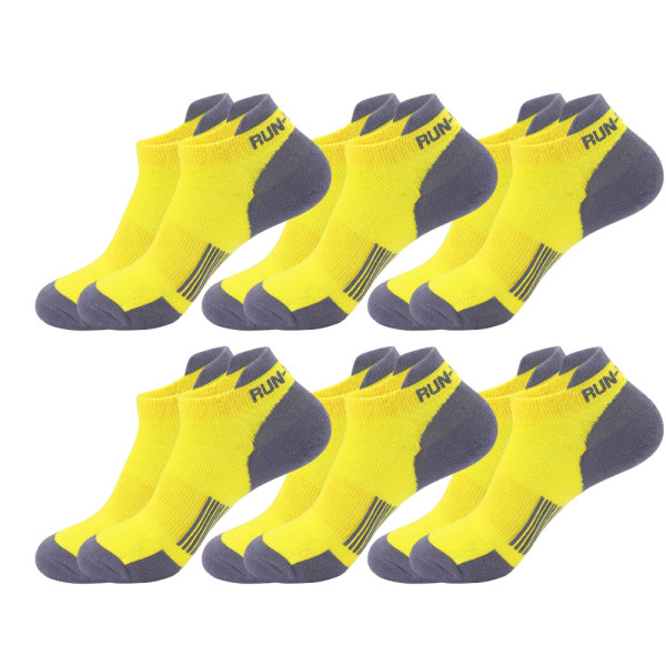6pcs sports socks shallow mesh breathable sweat-absorbing