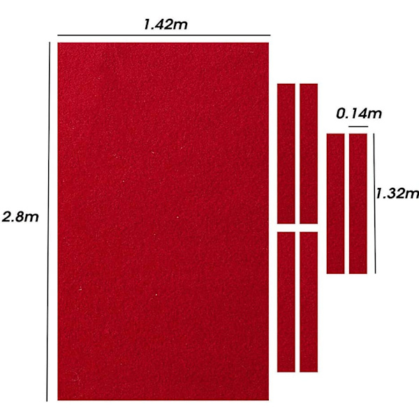 Grade Pool Table Billiard Cloth Pool Table Felt sopii, vihreä