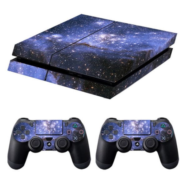 PS4 gamepad-konsol er vært for fuldkropsfarve-klistermærker, Stjernehimmel