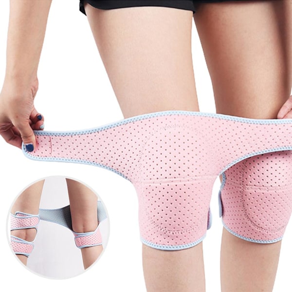 Knäskydd med mjukt foder, skyddande knäskydd för yogaentusiaster och professionella idrottare, halkfri design håller positionen under rörelse