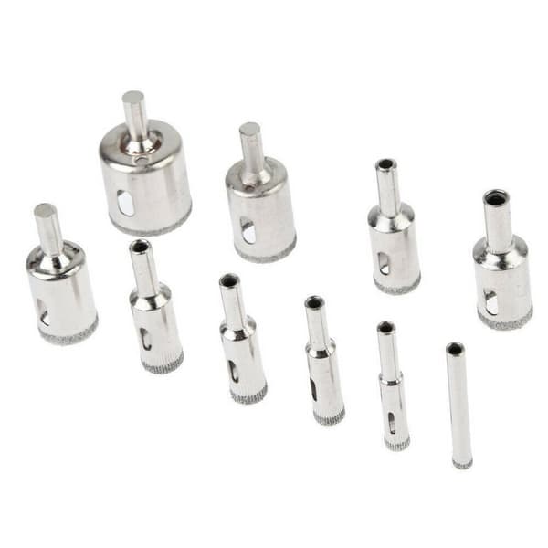 15 diamantborebits til granitkeramiske fliser 6-50 mm