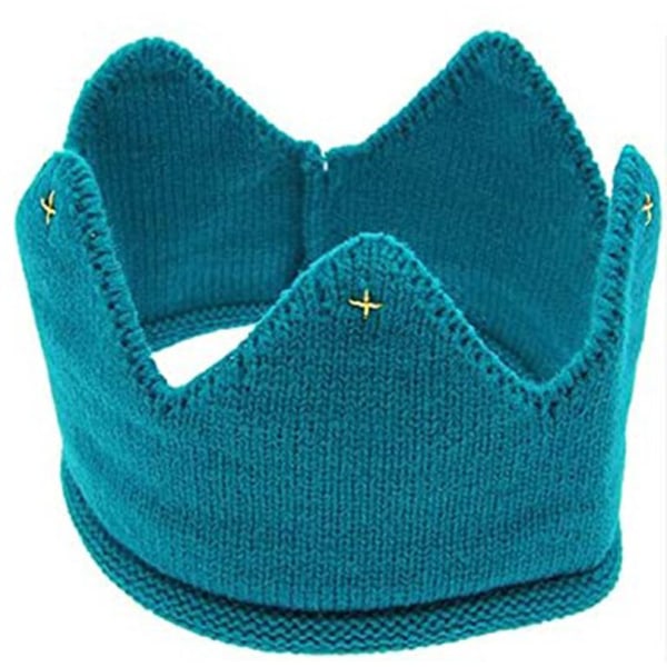 Baby syntymäpäiväkruunu päähine -hattu Crown Knit -hattu päähine