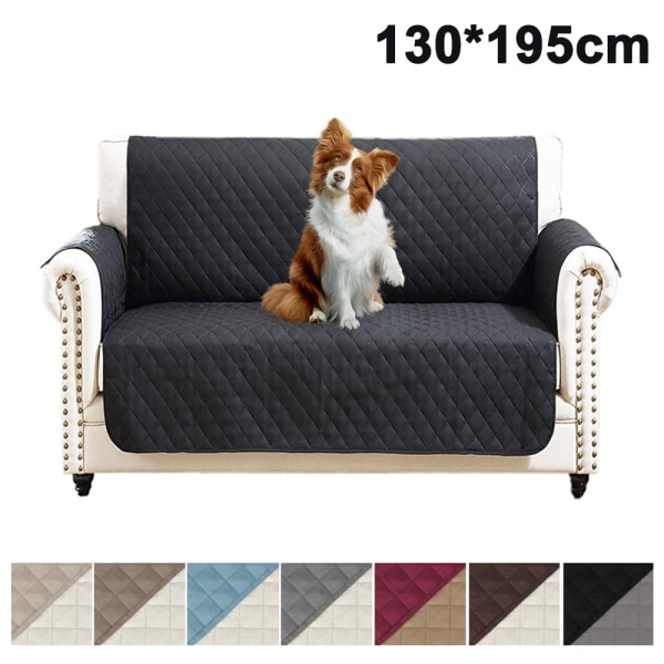 Reversibel Sofa Cover Protector for Pets, Svart, 130x195cm