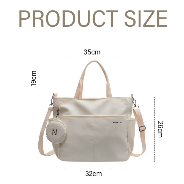 Store Canvas Tote Bags - Dame Laptop Tote Crossbody Bag Canvas