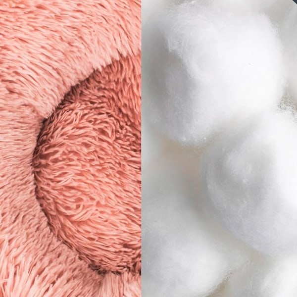 Drömmigt Näste, Lugnande Hundbädd För Små Hundar, Anti-Slip Rund Design Säkerställer Säkerhet, Fluffig Plyschbädd Erbjuder En Bekväm Plats Att Krypa Upp, Maskintvättbar