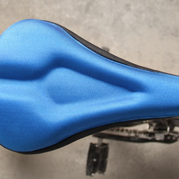 1 kpl Pyörän cover- Erittäin pehmeä geelipolkupyörän istuin, sininen