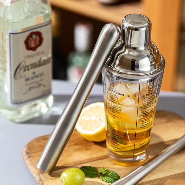 Cocktailmuddler Bar Mash Press Mixer Ideelt Bartenderverktøy Edge C