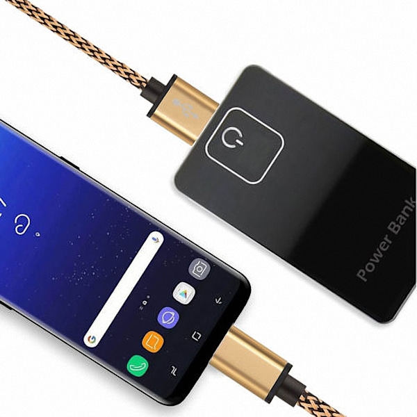 Snabbladdningskabel för USB C-enheter, Universell Kompatibilitet Nylonflätad 3m Datakabel med Hållbar Kontakt för Snabb Laddning, Värme
